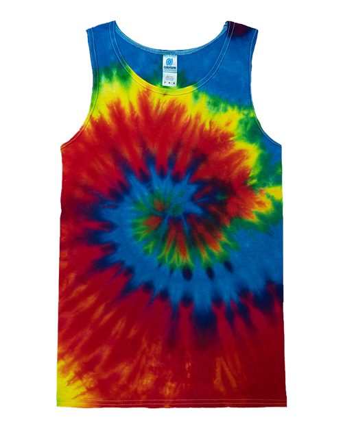 Colortone 3500 Unisex Tie-Dyed Tank Top
