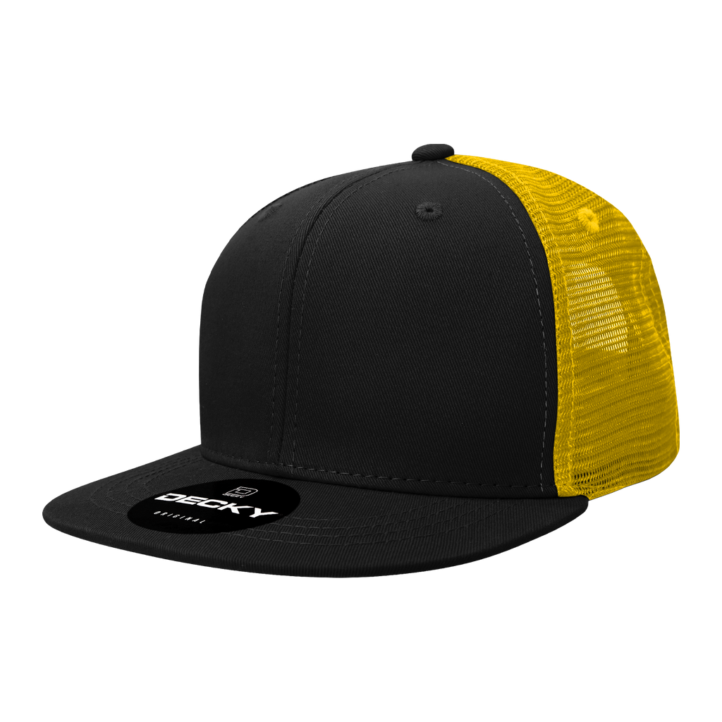 Decky 1052 6 Panel High Profile Structured Acrylic/Polyester Trucker