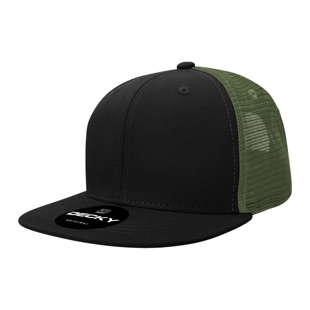 Decky 1052 6 Panel High Profile Structured Acrylic/Polyester Trucker