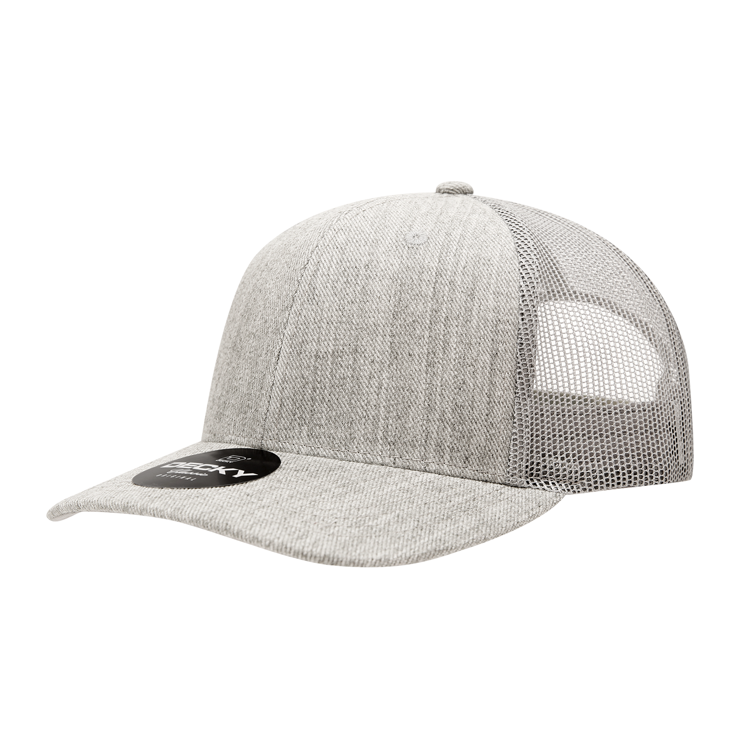 Decky 1053 6 Panel Mid Profile Structured Acrylic/Polyester Trucker