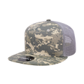Decky 1055 6 Panel High Profile Structured Camo Trucker