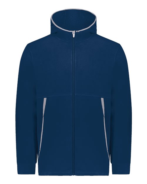 Augusta Sportswear 6858 Unisex Eco Revive™ Polar Fleece Hooded Full-Zip Jacket