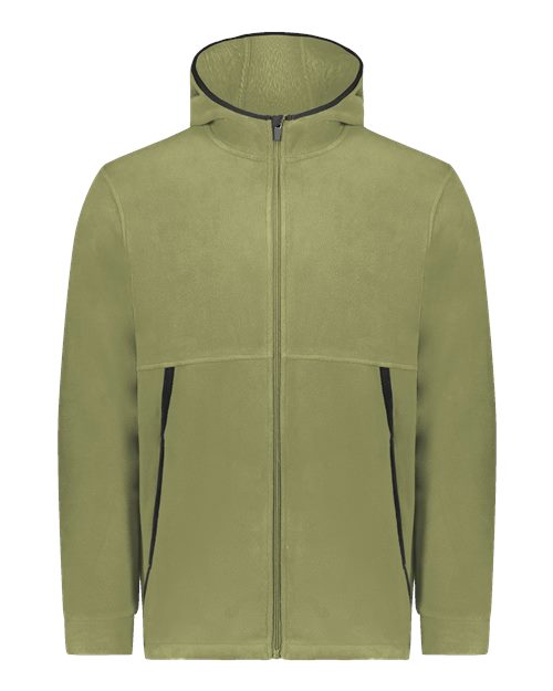 Augusta Sportswear 6858 Unisex Eco Revive™ Polar Fleece Hooded Full-Zip Jacket