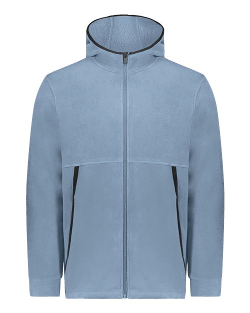 Augusta Sportswear 6858 Unisex Eco Revive™ Polar Fleece Hooded Full-Zip Jacket
