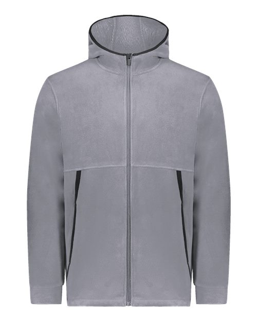 Augusta Sportswear 6859 Youth Eco Revive™ Polar Fleece Hooded Full-Zip Jacket