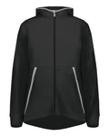 Augusta Sportswear 6860 Women's Eco Revive™ Polar Fleece Hooded Full-Zip Jacket