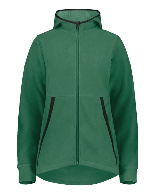 Augusta Sportswear 6860 Women's Eco Revive™ Polar Fleece Hooded Full-Zip Jacket
