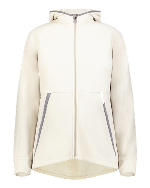 Augusta Sportswear 6860 Women's Eco Revive™ Polar Fleece Hooded Full-Zip Jacket