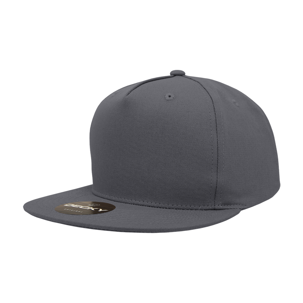 Decky 1064 5 Panel High Profile Structured Cotton Blend Snapback