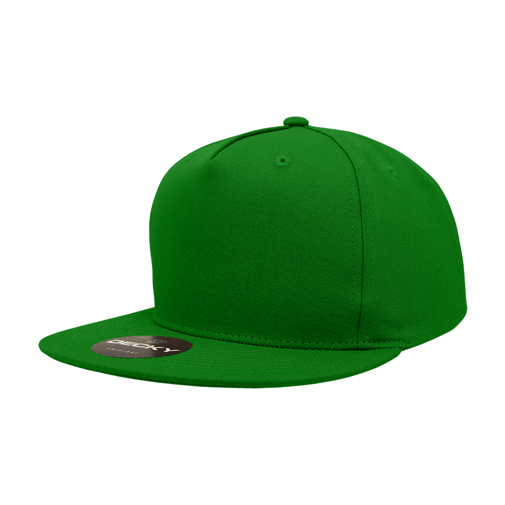 Decky 1064 5 Panel High Profile Structured Cotton Blend Snapback