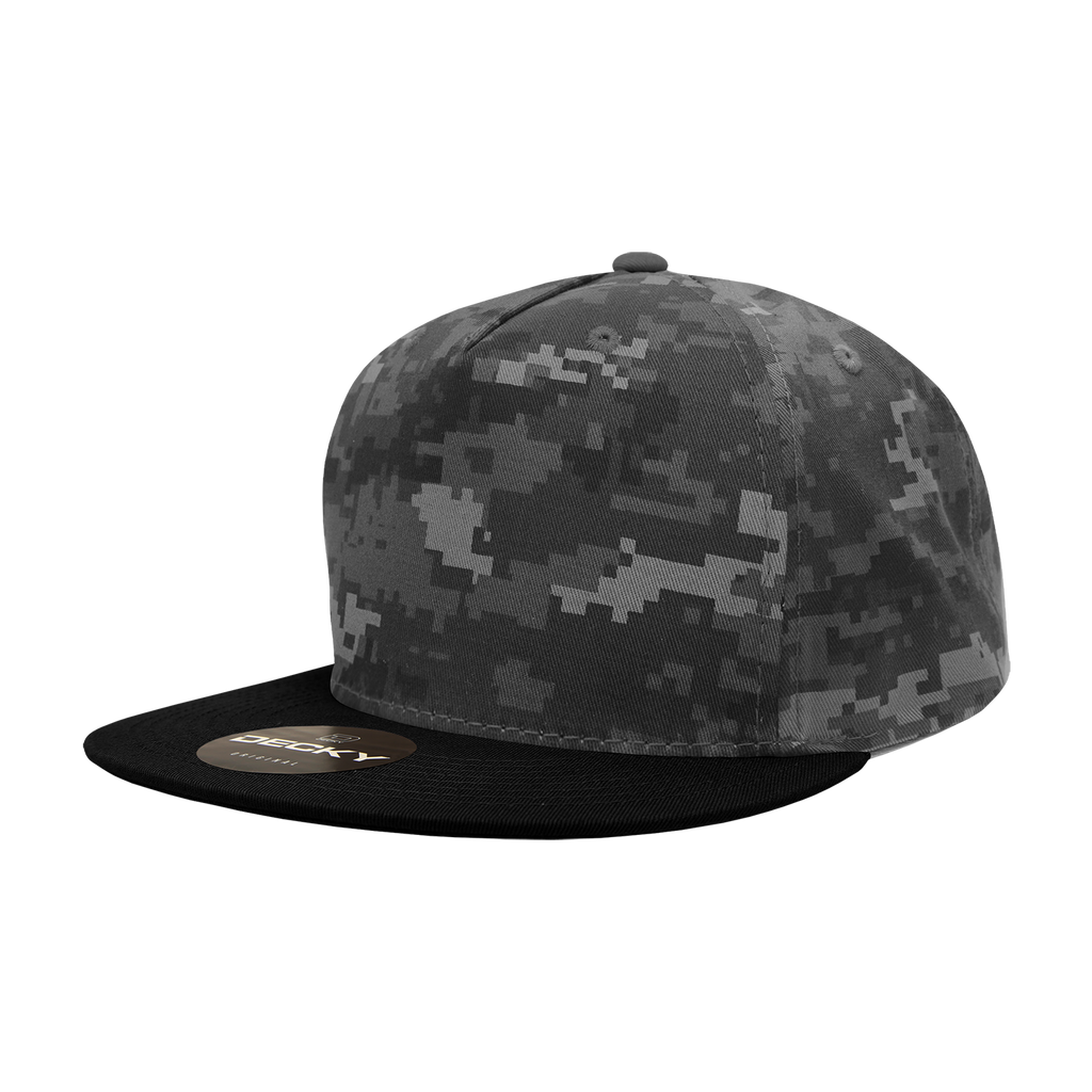 Decky 1064 5 Panel High Profile Structured Cotton Blend Snapback