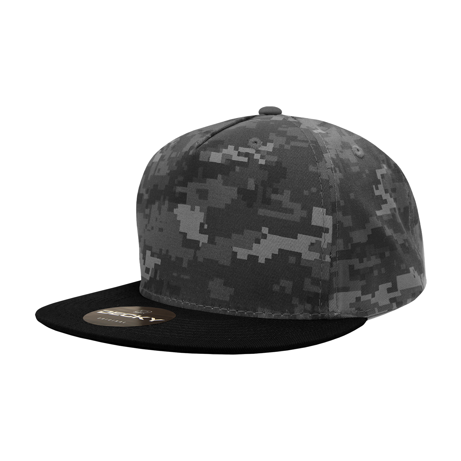Decky 1064 5 Panel High Profile Structured Cotton Blend Snapback