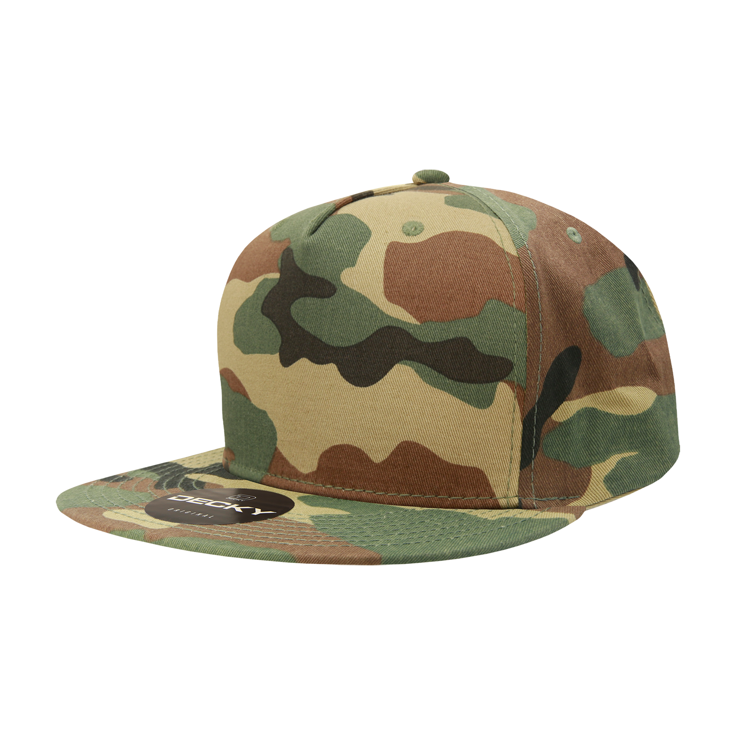 Decky 1064 5 Panel High Profile Structured Cotton Blend Snapback