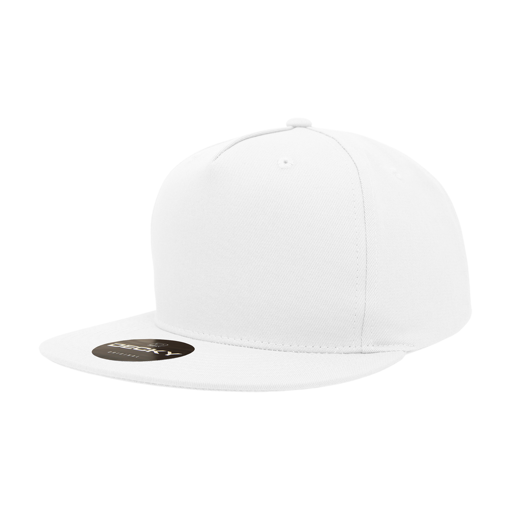 Decky 1064 5 Panel High Profile Structured Cotton Blend Snapback