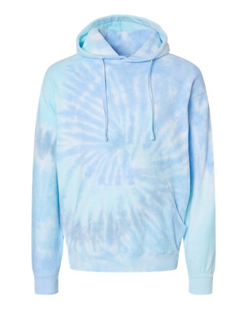 Colortone 8600 Unisex Tie-Dyed Cloud Inside-Out Fleece Hooded Sweatshirt