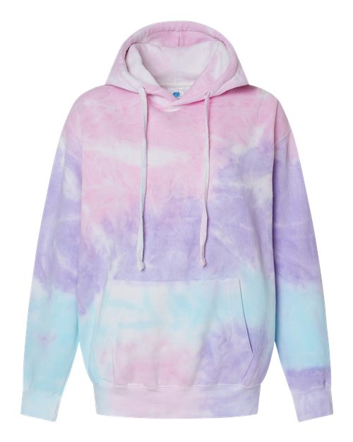 Colortone 8777 Unisex Tie-Dyed Hooded Sweatshirt