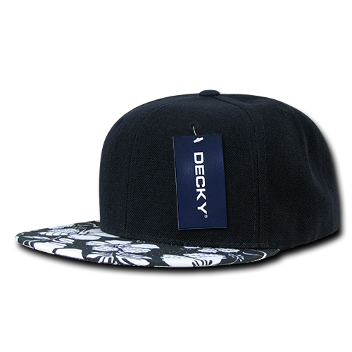 Decky 1066 Floral Visor Snapbacks