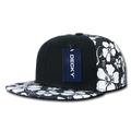 Decky 1067 Solid Front Floral Snapbacks