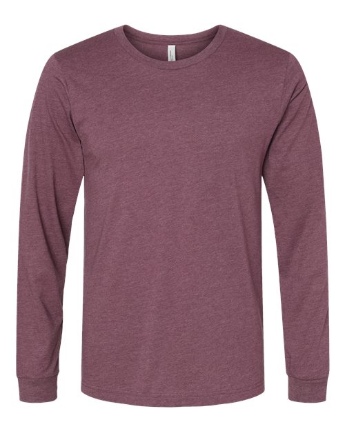 BELLA + CANVAS 3501CVC Heather CVC Long Sleeve Tee