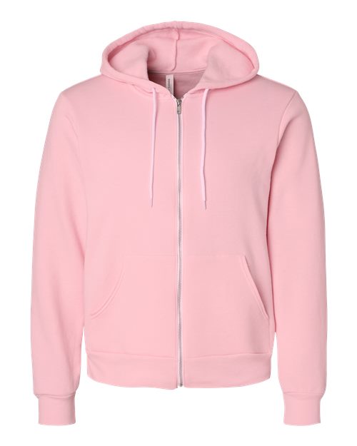BELLA + CANVAS 3739 Unisex Sponge Fleece Full-Zip Hoodie Sweatshirt