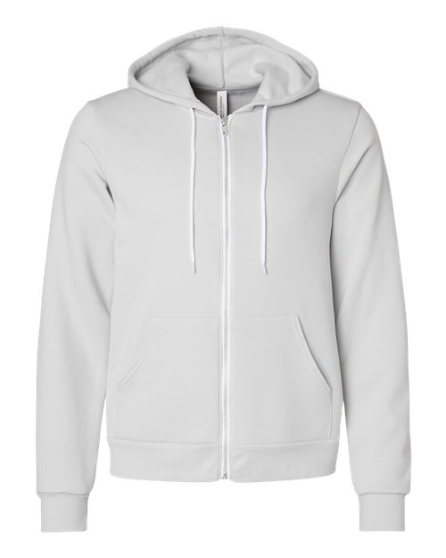 BELLA + CANVAS 3739 Unisex Sponge Fleece Full-Zip Hoodie Sweatshirt