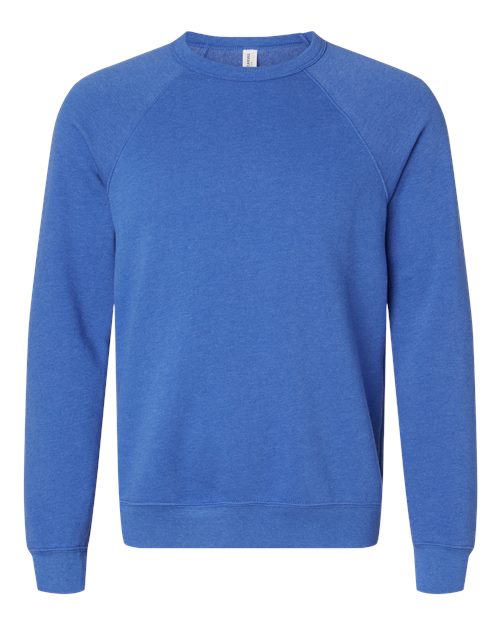 BELLA + CANVAS 3901 Unisex Sponge Fleece Raglan Crewneck Sweatshirt