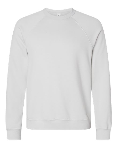 BELLA + CANVAS 3901 Unisex Sponge Fleece Raglan Crewneck Sweatshirt