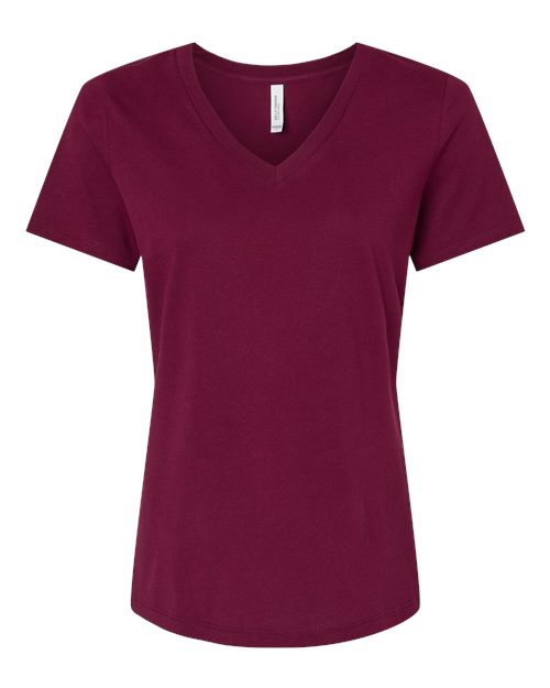 BELLA + CANVAS 6405 Women’s Relaxed Jersey V-Neck Tee