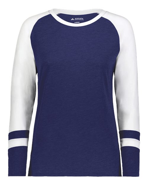 Augusta Sportswear 2917 Women's Triblend Fanatic 2.0 Long Sleeve T-Shirt