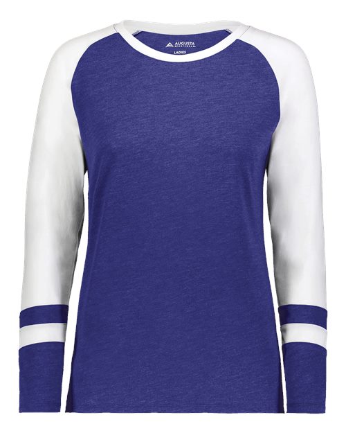 Augusta Sportswear 2917 Women's Triblend Fanatic 2.0 Long Sleeve T-Shirt
