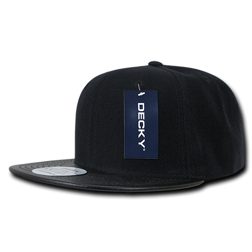 Decky 1071 6 Panel High Profile Structured Vinyl Snapback