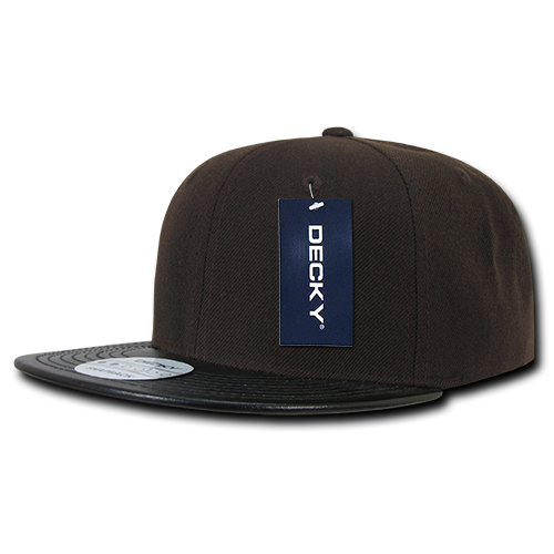 Decky 1071 6 Panel High Profile Structured Vinyl Snapback