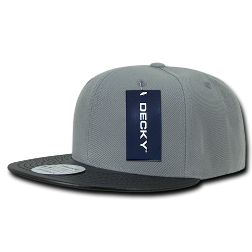 Decky 1071 6 Panel High Profile Structured Vinyl Snapback