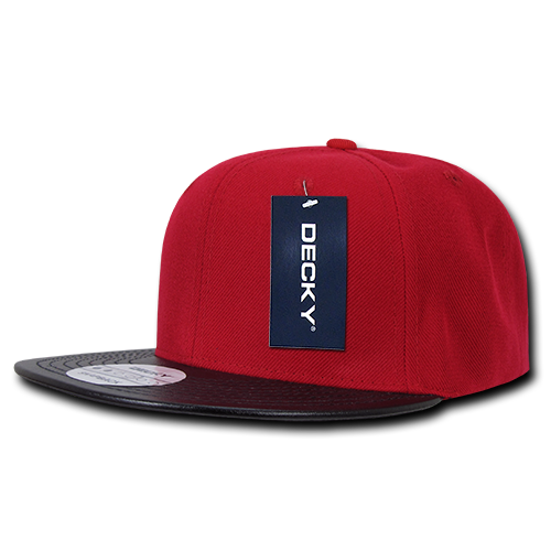 Decky 1071 6 Panel High Profile Structured Vinyl Snapback