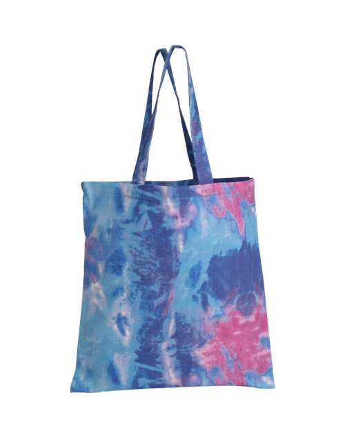 Q-Tees TD800 Tie-Dyed Canvas Tote Bag