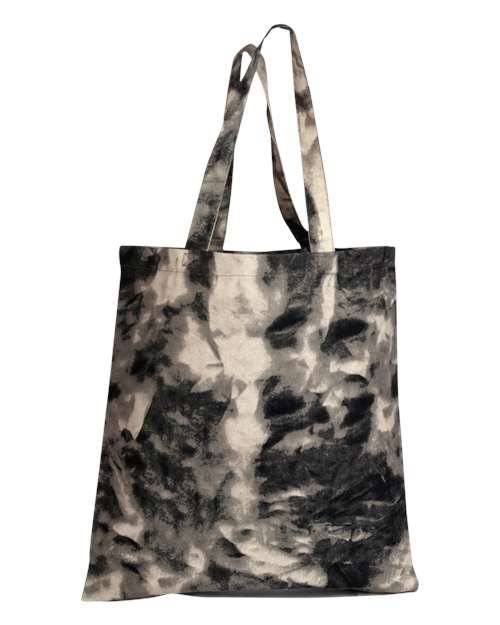 Q-Tees TD800 Tie-Dyed Canvas Tote Bag