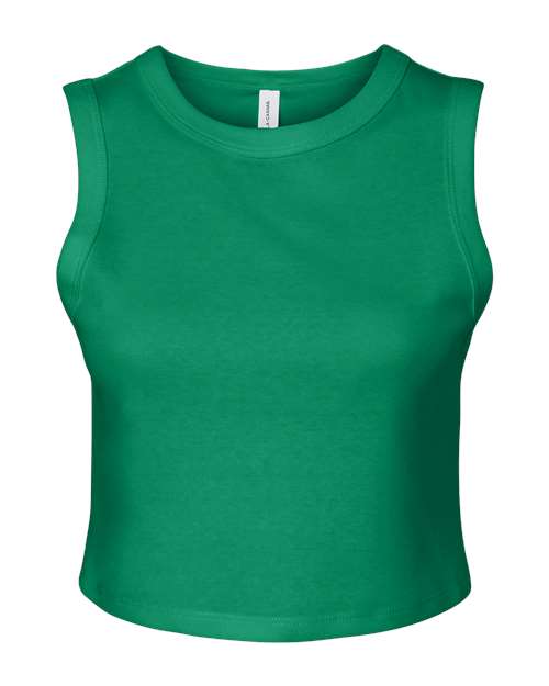 BELLA + CANVAS 1013 Women's Micro Rib Muscle Crop Tank