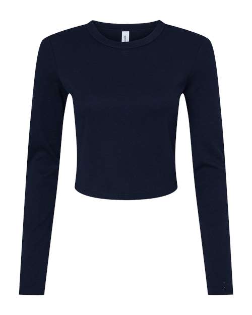 BELLA + CANVAS 1501 Women's Micro Rib Long Sleeve Baby Tee