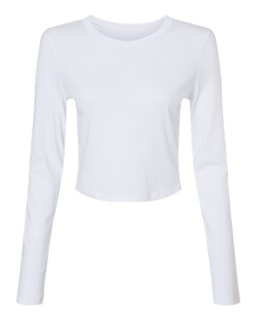 BELLA + CANVAS 1501 Women's Micro Rib Long Sleeve Baby Tee