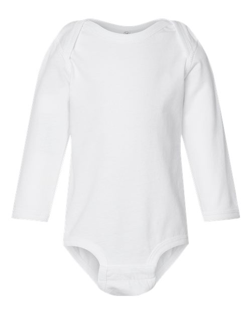 Rabbit Skins 4421 Infant Fine Jersey Long Sleeve Bodysuit