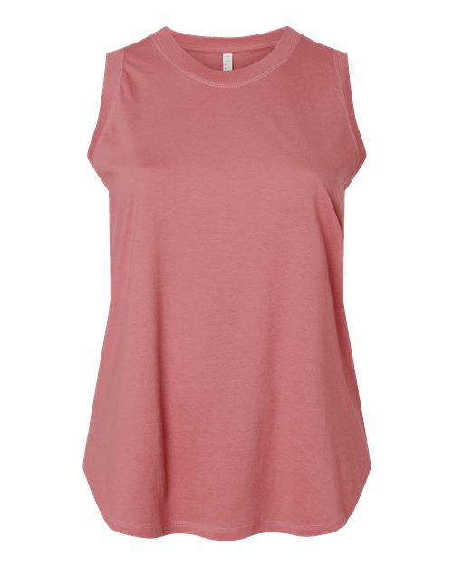 LAT 3892 Women's Curvy Relaxed Fine Jersey Tank