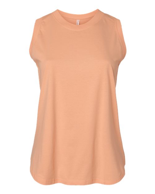 LAT 3892 Women's Curvy Relaxed Fine Jersey Tank