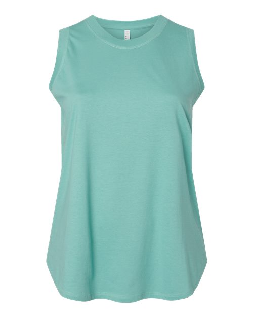 LAT 3892 Women's Curvy Relaxed Fine Jersey Tank