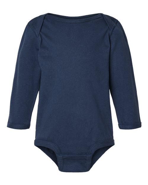 Rabbit Skins 4421 Infant Fine Jersey Long Sleeve Bodysuit