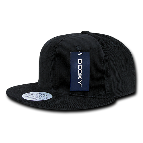 Decky 1076 6 Panel High Profile Structured Corduroy Snapback
