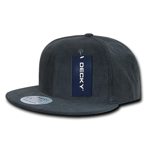 Decky 1076 6 Panel High Profile Structured Corduroy Snapback
