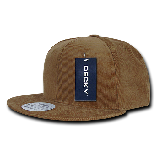 Decky 1076 6 Panel High Profile Structured Corduroy Snapback