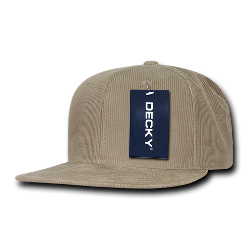 Decky 1076 6 Panel High Profile Structured Corduroy Snapback