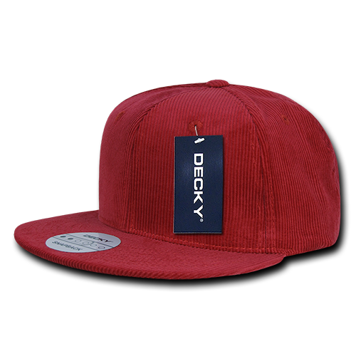 Decky 1076 6 Panel High Profile Structured Corduroy Snapback