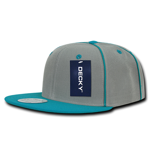 Decky 1078 6 Panel High Profile Structured Piped Snapback